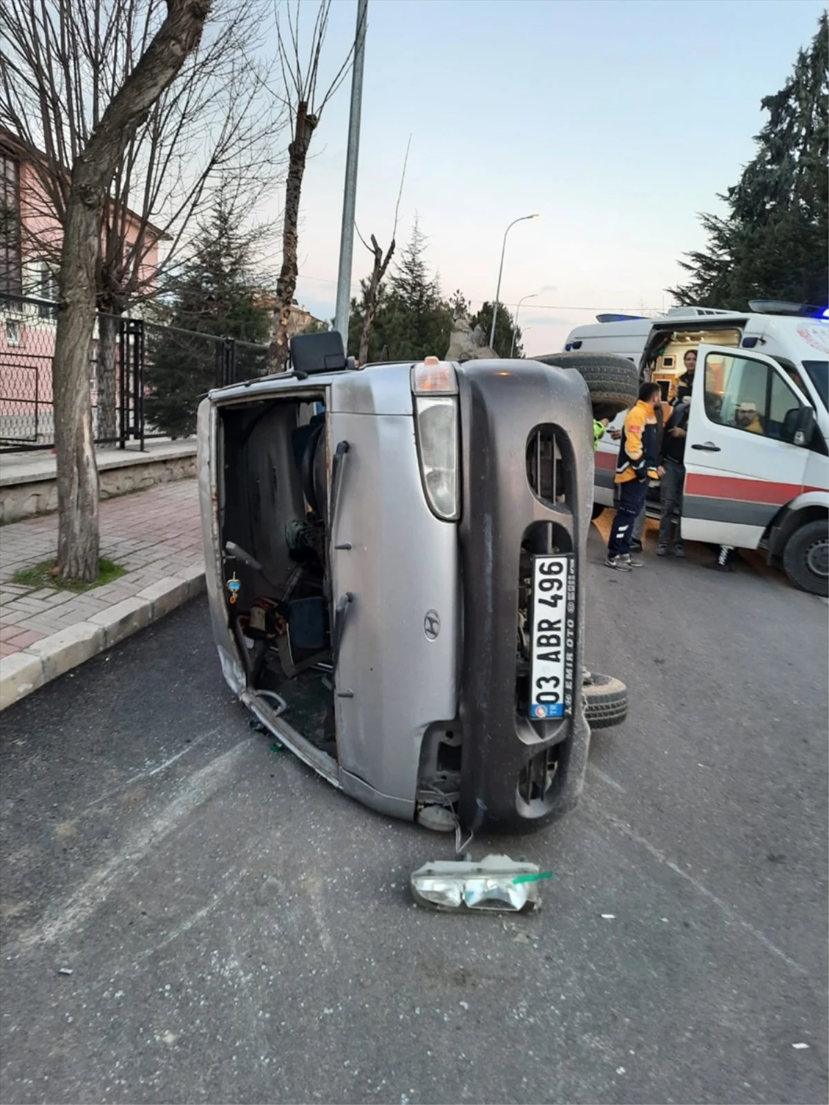 Afyonkarahisar\'da meydana gelen trafik kazalarında 9 kişi yaralandı