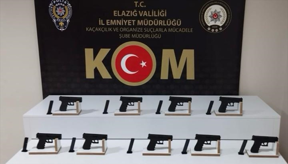 Elazığ\'da silah kaçakçılığı yaptığı iddiasıyla gözaltına alınan şüpheli tutuklandı