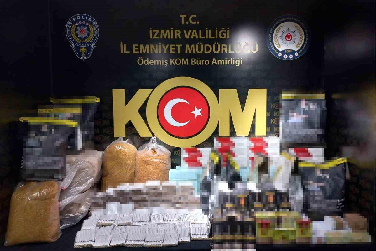 İzmir\'de 30 operasyonda 28 milyon 500 bin lira değerinde sahte ve kaçak ürün ele geçirildi