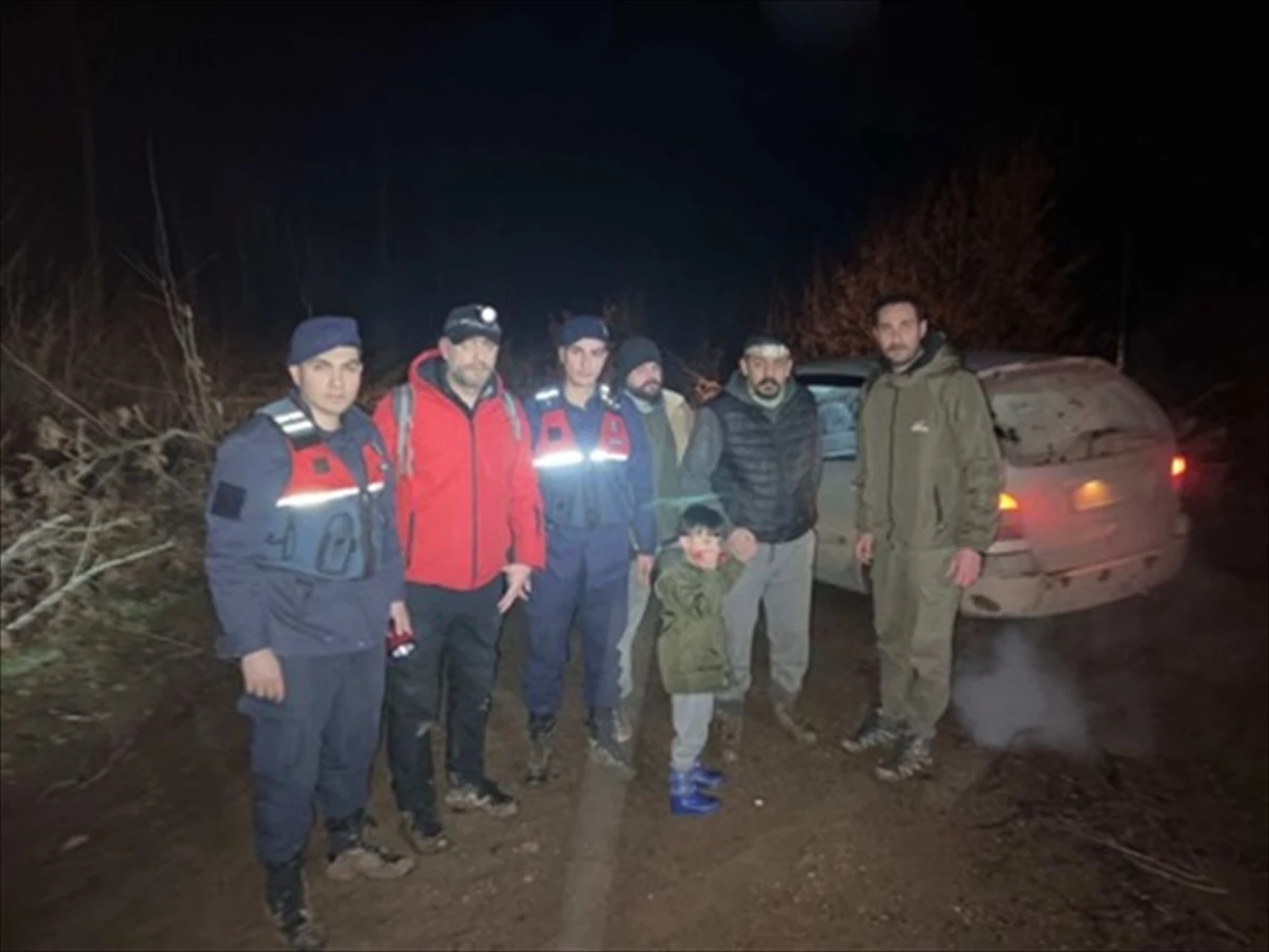 Kırklareli\'nde kaybolan 4 kişi jandarma tarafından bulundu