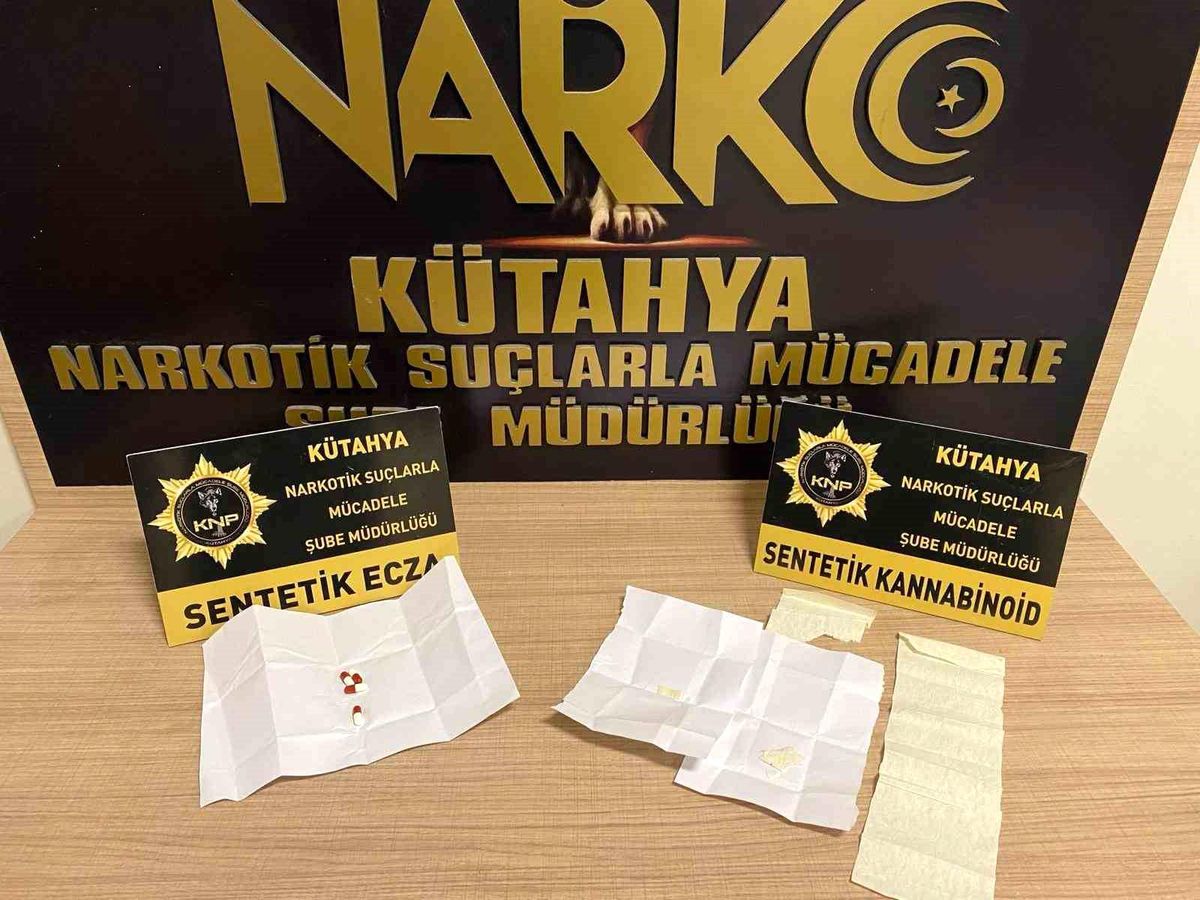 Kütahya\'da uyuşturucu operasyonu: Bonzai ve sentetik ecza ele geçirildi