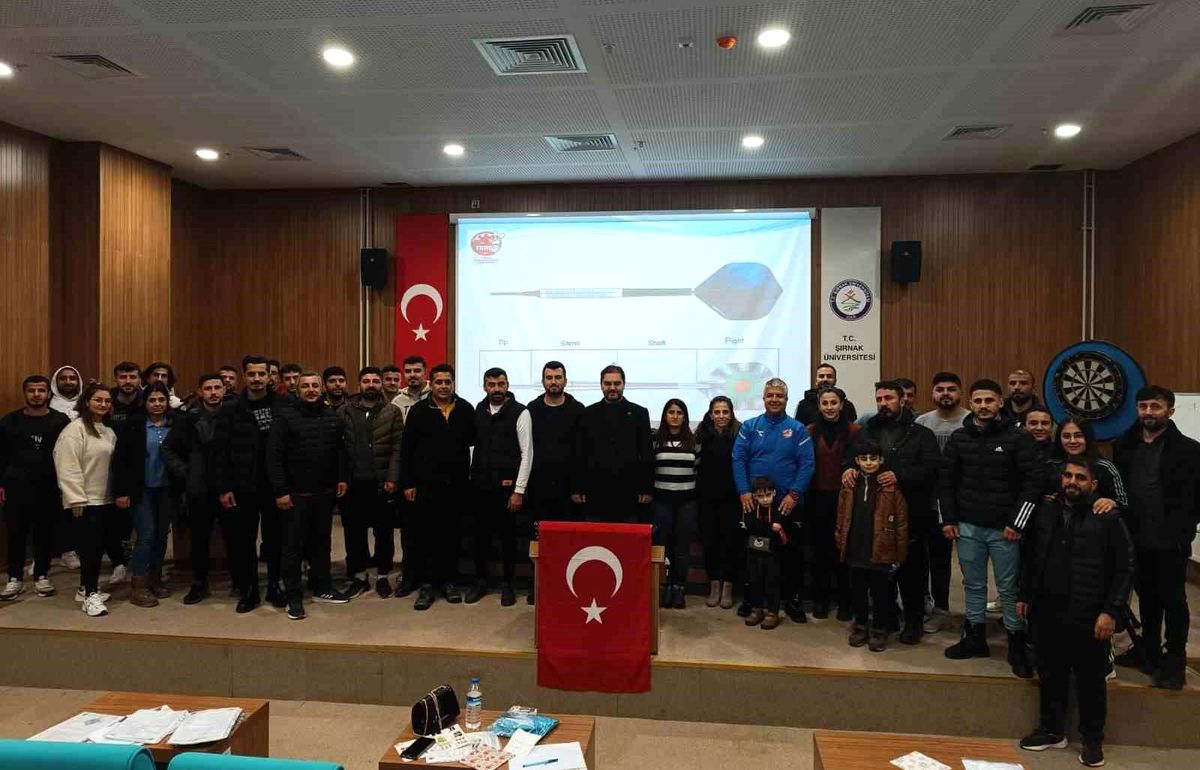 Şırnak Üniversitesi\'nde Dart Hakemliği Eğitimi Verildi