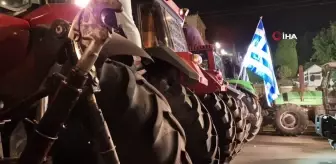 Yunanistan'da çiftçiler sokağa indi