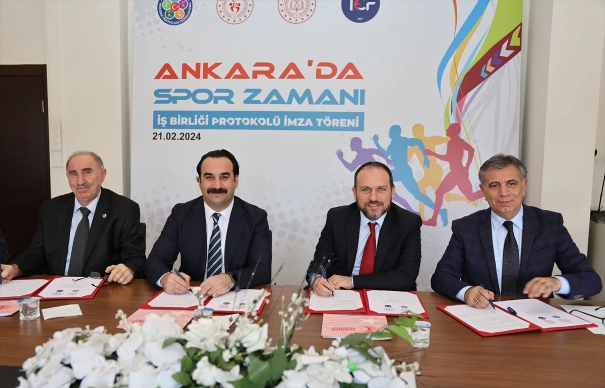 Ankara\'da Spor Zamanı İş Birliği Protokolü İmzalandı