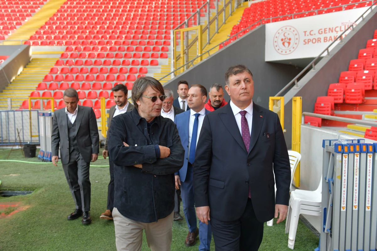 CHP İzmir Büyükşehir Belediye Başkan Adayı Cemil Tugay Göztepe Spor Kulübü'nü Ziyaret Etti