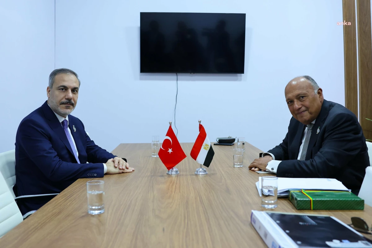 Dışişleri Bakanı Hakan Fidan, Mısır Dışişleri Bakanı ile görüştü