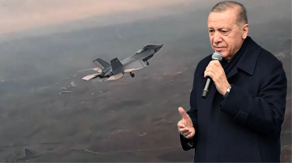 Erdoğan\'dan Kaan açıklaması: Parçası \'kalorifer peteğine benziyor\' diyen hazımsızlara rağmen uçağımız göklerle buluştu