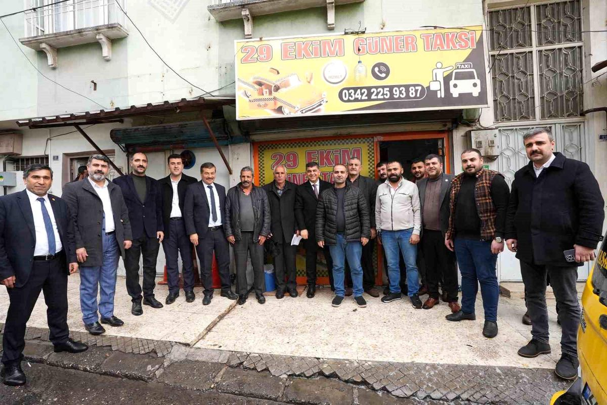 Şehitkamil Belediye Başkanı Taksicileri Ziyaret Etti