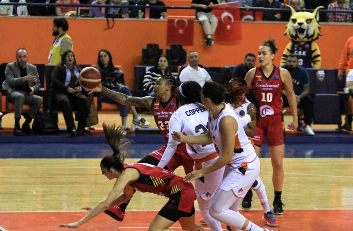 ÇBK Mersin, FIBA Kadınlar Avrupa Ligi\'nde Casademont Zaragoza\'yı yendi