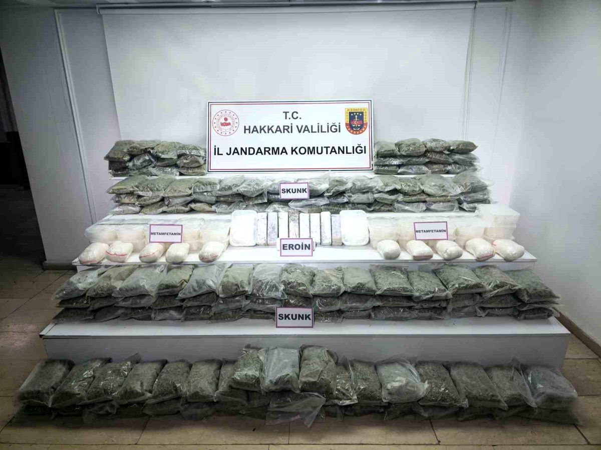 Hakkari\'de 109 kilo uyuşturucu ele geçirildi