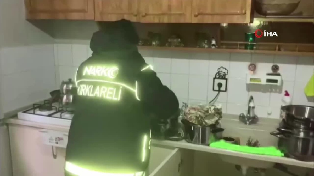 Kırklareli\'nde uyuşturucu operasyonu: 15 gözaltı