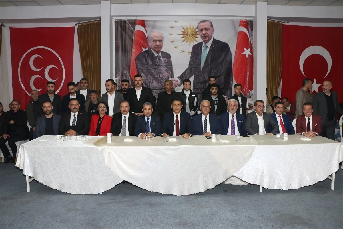 MHP Adana İl Başkanı Yusuf Kanlı, Kozan\'da seçim çalışmalarına devam ediyor
