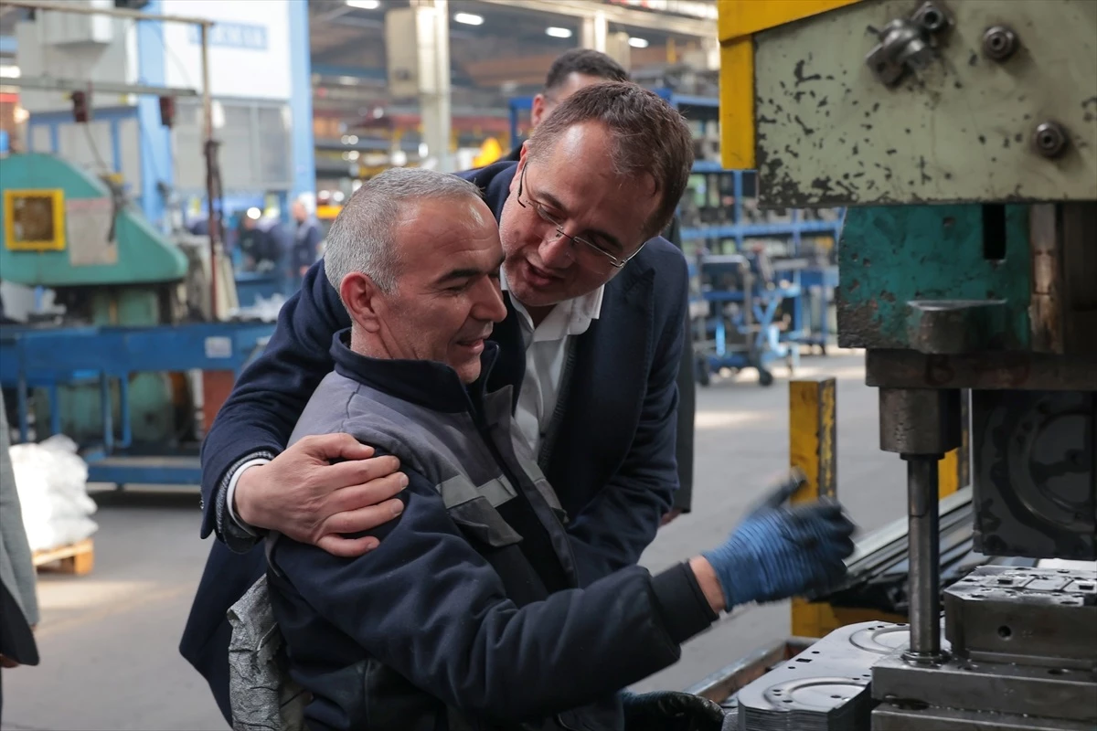 Nevşehir Belediye Başkanı Mehmet Savran, OSB\'deki fabrikalara ziyarette bulundu