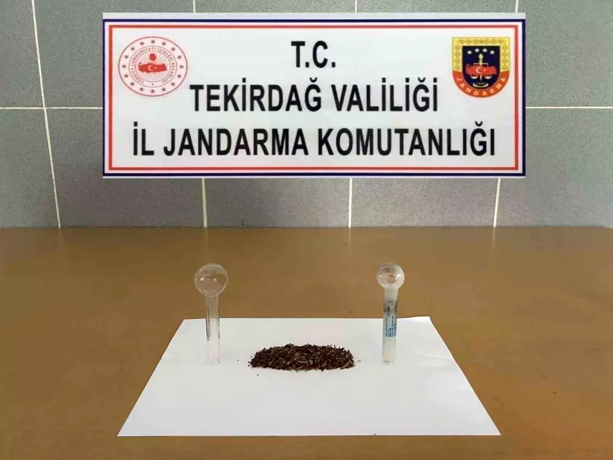 Tekirdağ\'da Jandarma Ekipleri Tarafından Uyuşturucu Operasyonu