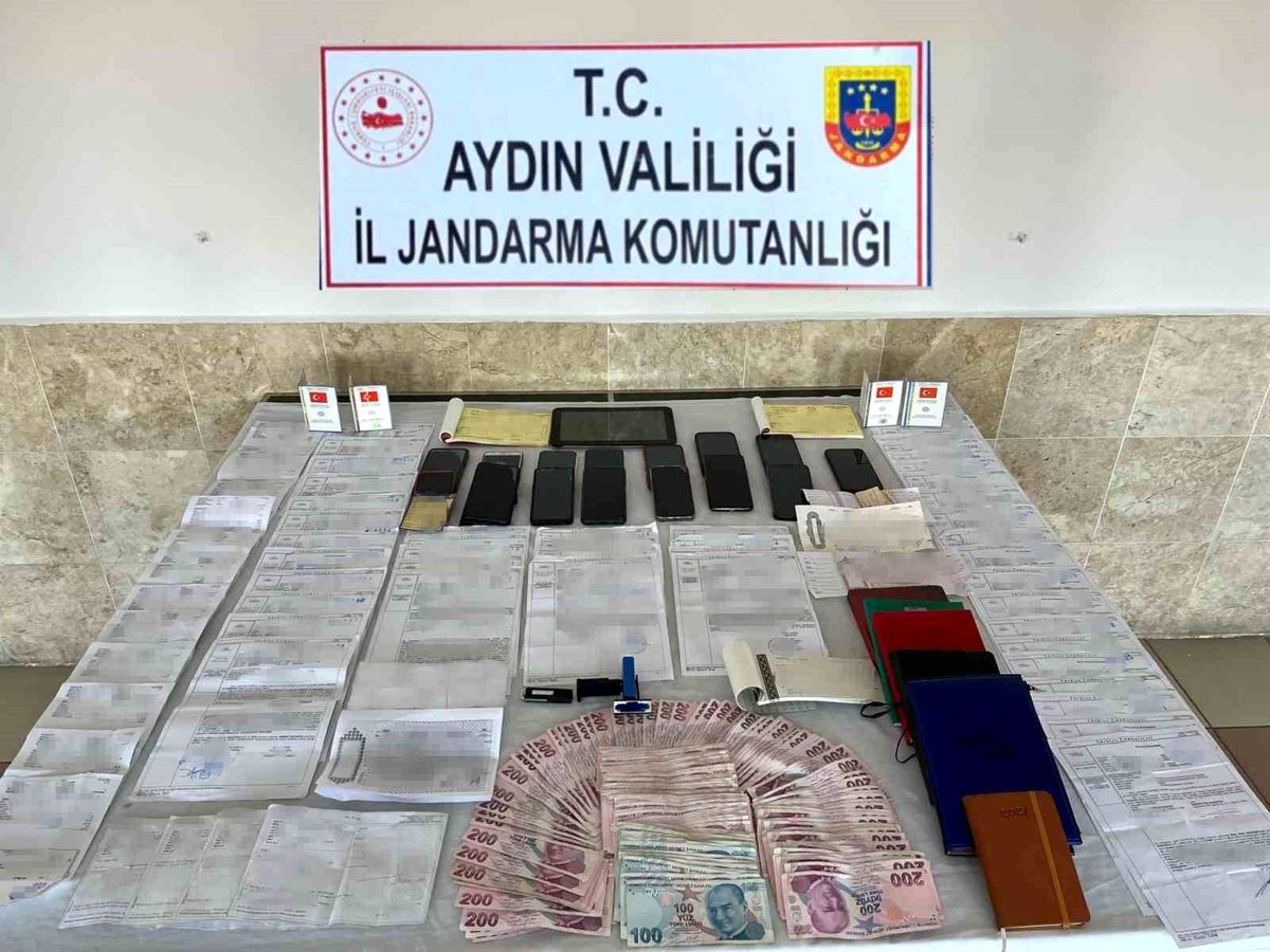 Aydın merkezli 4 ilde 46 milyonluk dolandırıcılık operasyonu