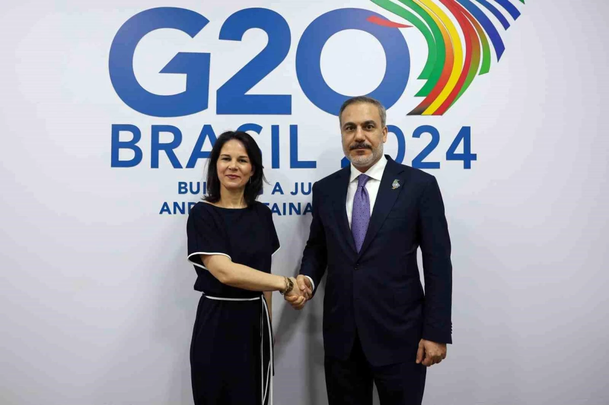 Dışişleri Bakanı Hakan Fidan, Almanya Dışişleri Bakanı ile G20 Toplantısı öncesinde buluştu