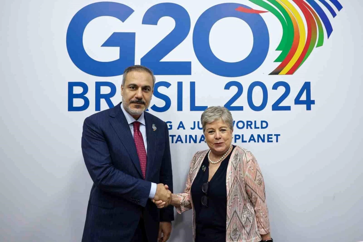 Dışişleri Bakanı Hakan Fidan, Meksika Dışişleri Bakanı ile G20 Toplantısı öncesinde buluştu