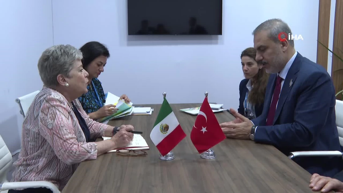 Dışişleri Bakanı Fidan, Meksika Dışişleri Bakanı Ibarra ile görüştü