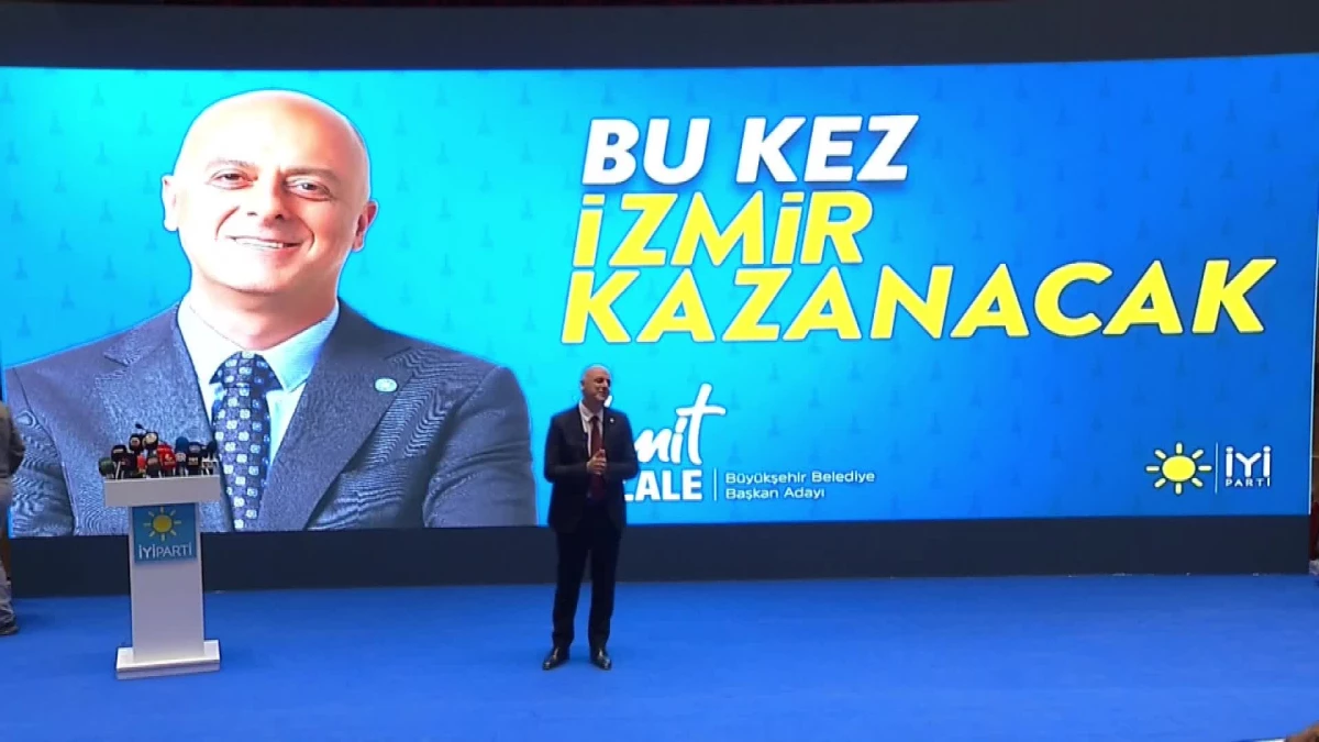 İyi Parti İzmir Büyükşehir Belediye Başkan Adayı Ümit Özlale: İzmir\'i Tekrardan Atatürk\'ün Vizyonuna Geri Dönüştüreceğiz