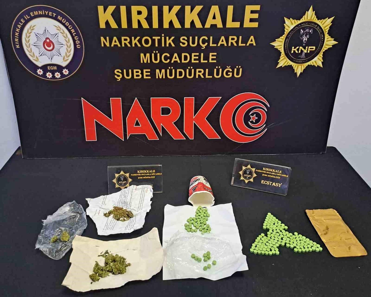 Kırıkkale\'de yapılan uyuşturucu operasyonunda 1 kişi tutuklandı