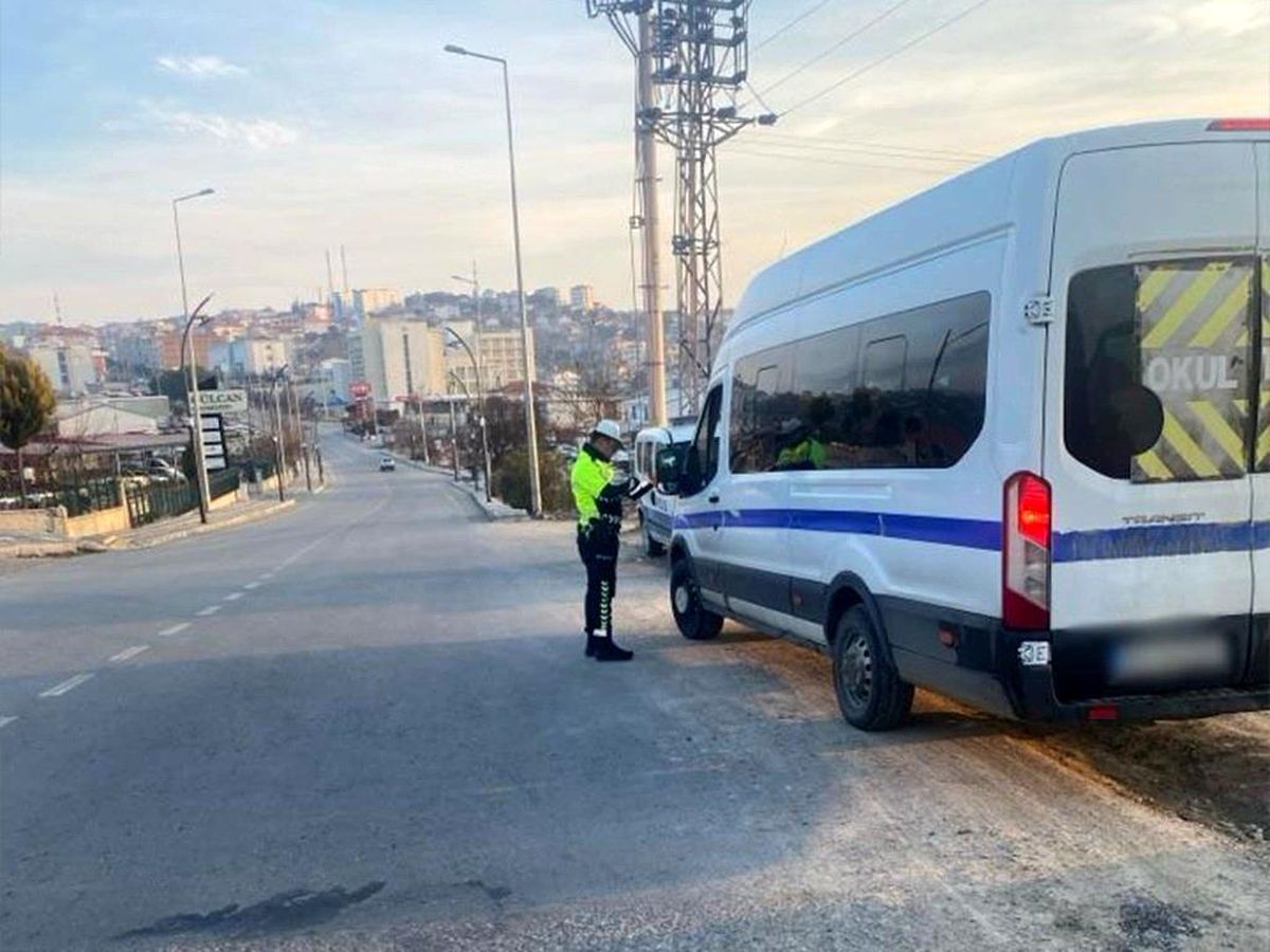 Okul servislerine yönelik denetimlerde cezai işlem yapıldı