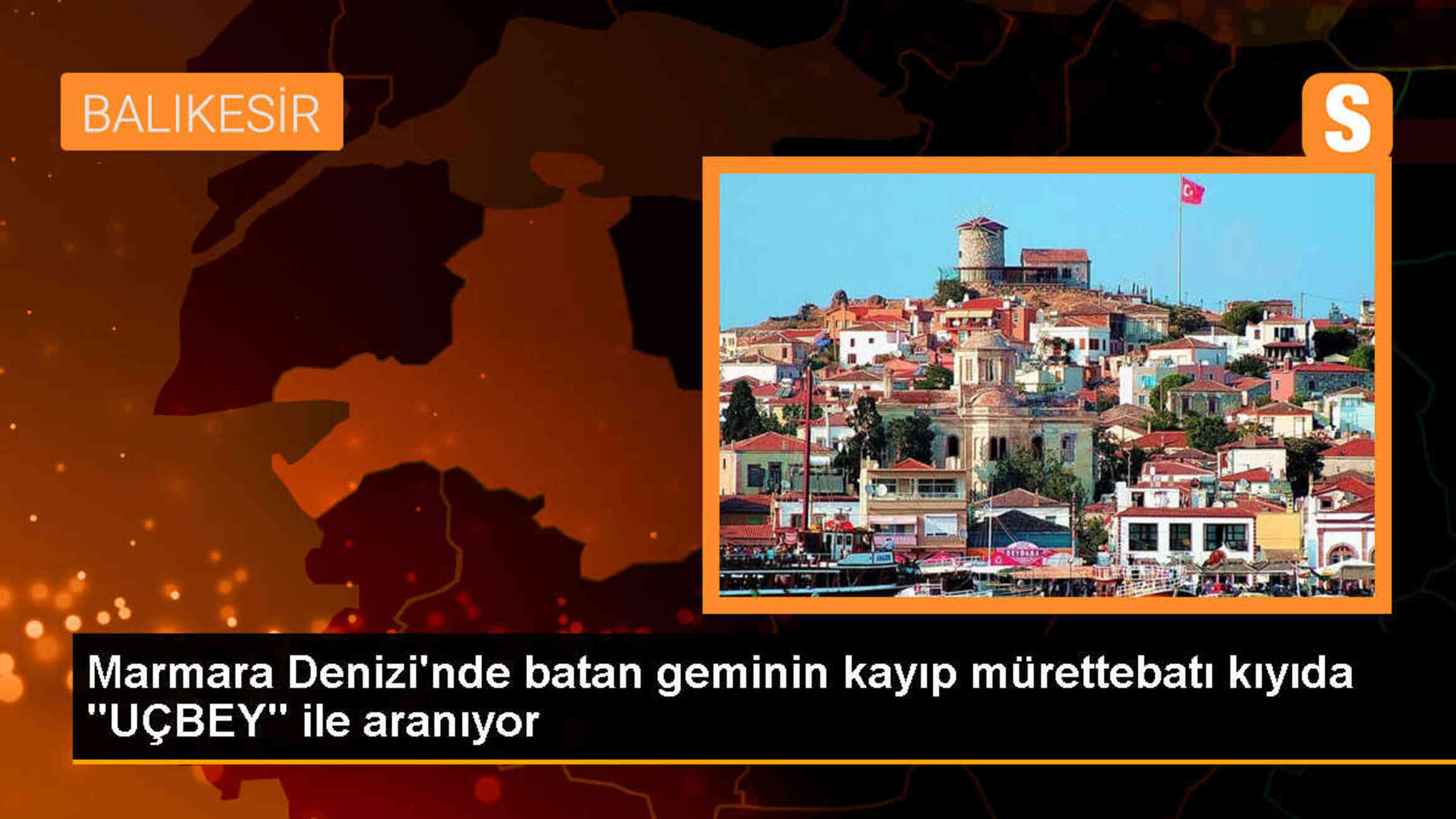 Marmara Denizi\'nde Batan Kargo Gemisi Arama Çalışmalarında İHA Kullanılıyor