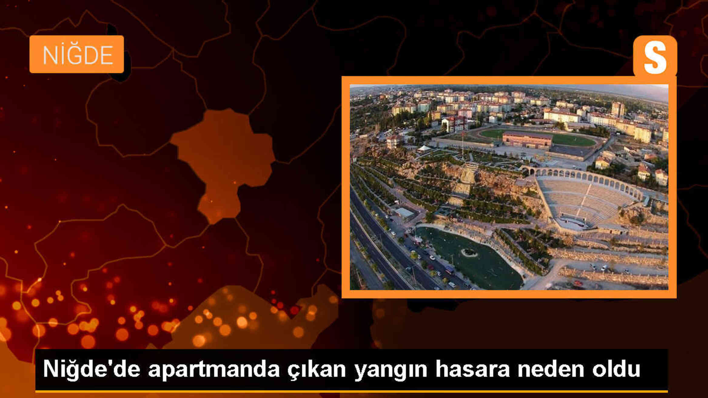 Niğde\'de 4 Katlı Apartmanın Birinci Katında Çıkan Yangın Söndürüldü