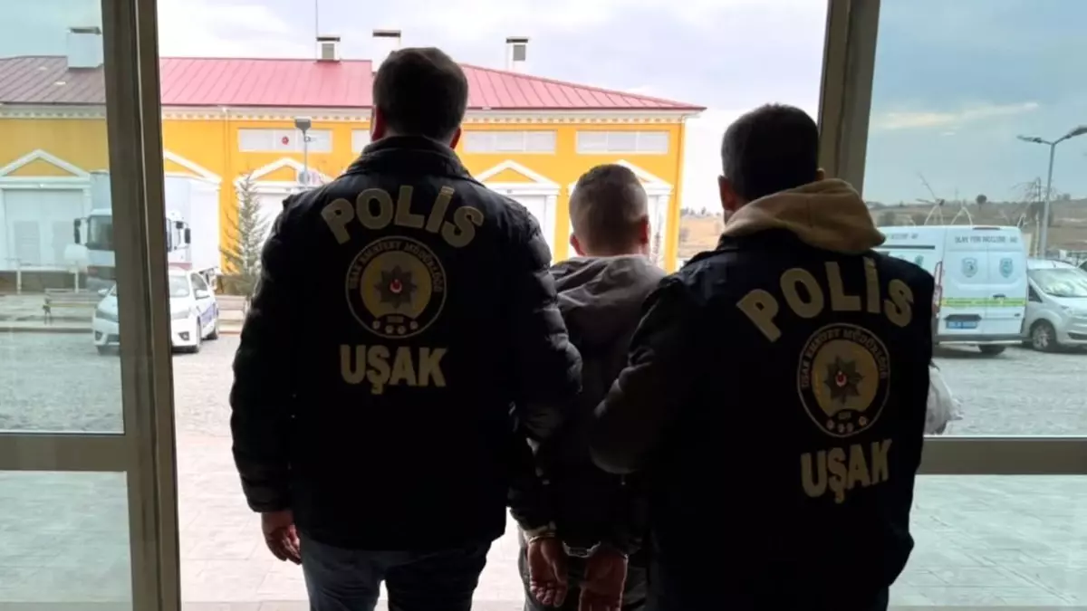 Uşak\'ta 33 yıl 9 ay hapis cezası bulunan şahıs yakalandı