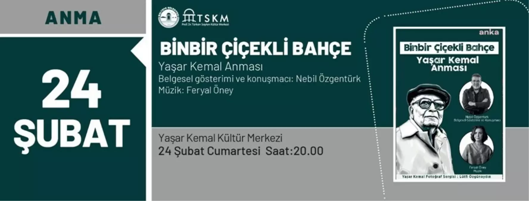 Yaşar Kemal\'in anısına düzenlenen program Maltepe Belediyesi\'nde gerçekleşecek