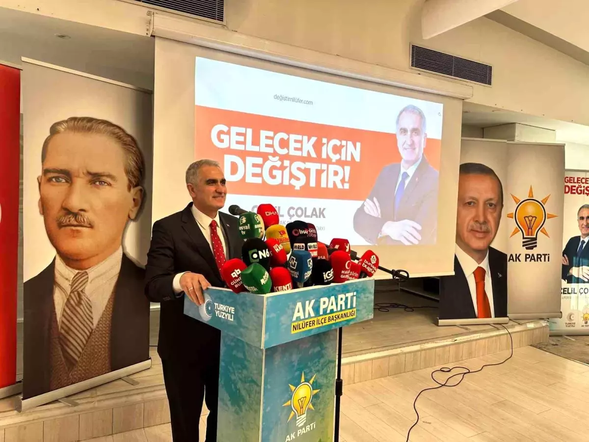 AK Parti Nilüfer Belediye Başkan adayı Celil Çolak: "Yüzde 62 ile kazanacağız"