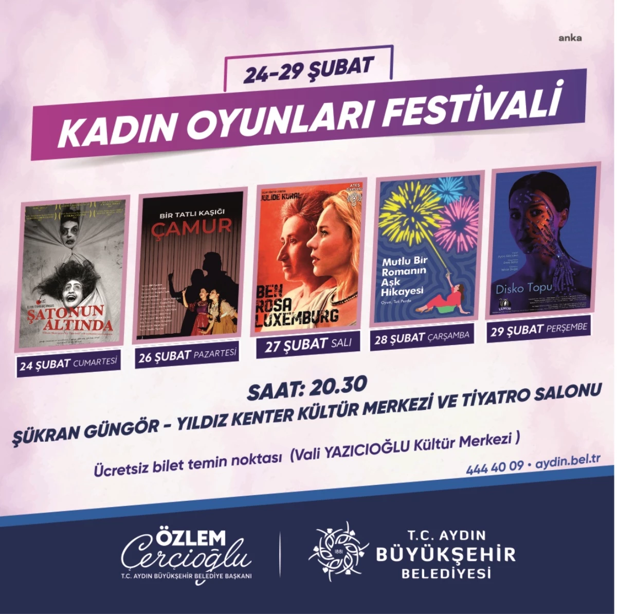 Aydın Büyükşehir Belediyesi Kadın Oyunları Festivali\'ne ev sahipliği yapacak