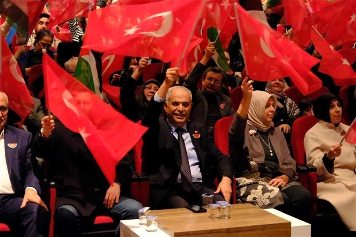 AK Parti Bilecik Belediye Başkan Adayı Mustafa Yaman Filistin\'e Selam Direnişe Bin Selam Programına Katıldı