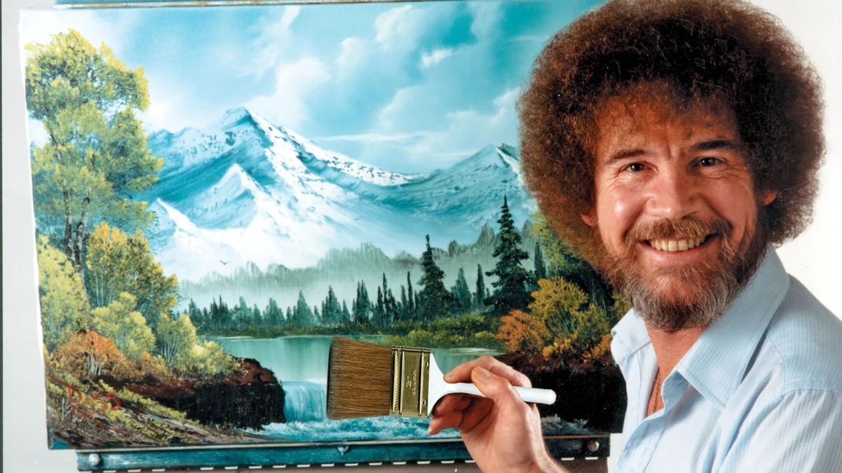 Bob Ross\'un ilk tablosu \'Ormanda Yürüyüş\'e verilen ücreti duyanlar inanamadı