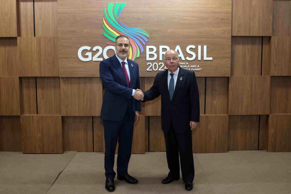 Dışişleri Bakanı Hakan Fidan, Brezilya Dışişleri Bakanı ile Görüştü
