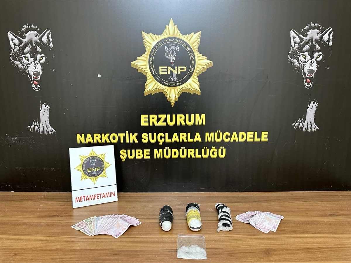 Erzurum\'da sentetik uyuşturucuyla yakalanan zanlı tutuklandı