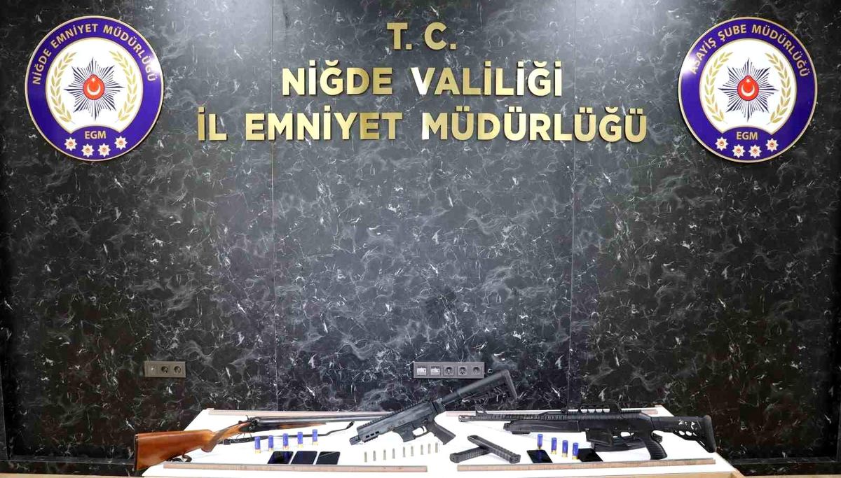 Niğde\'de işyeri kurşunlama olayına karışan 4 şüpheli yakalandı