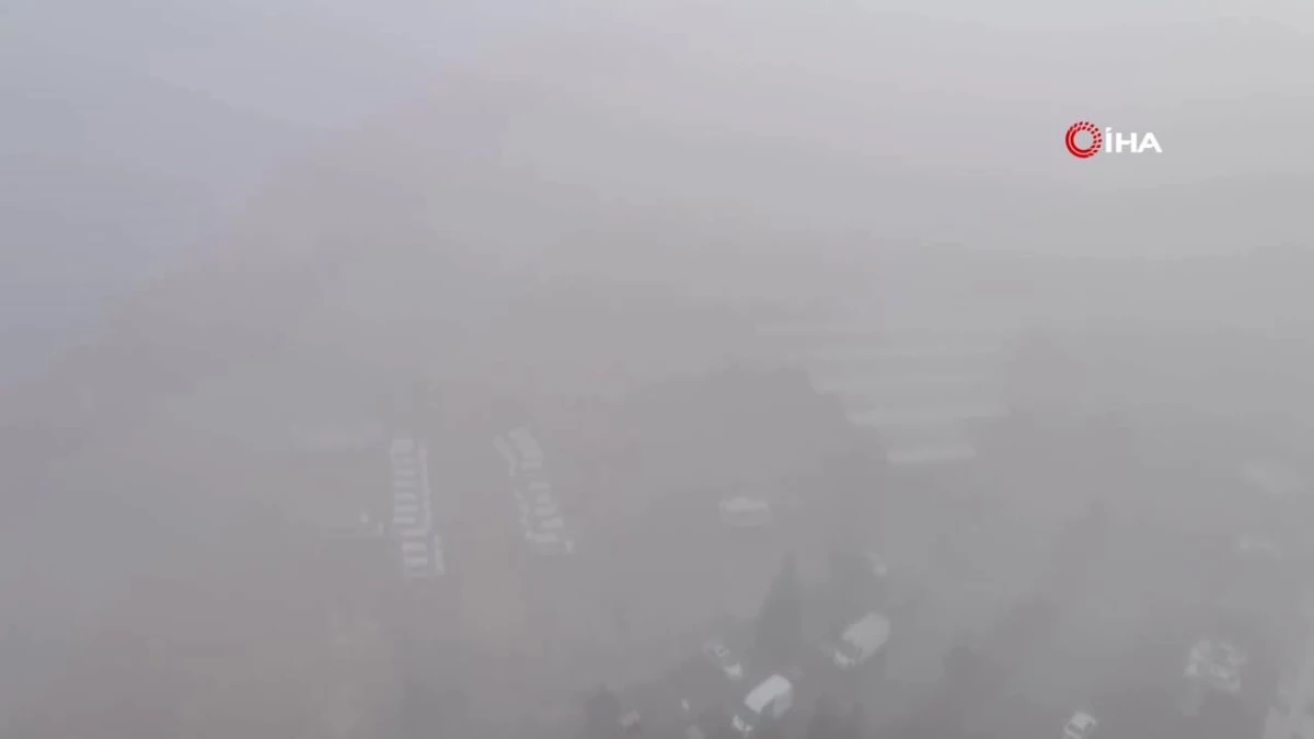 Kayseri güne sisle uyandı: Görüş mesafesi 10 metreye düştü