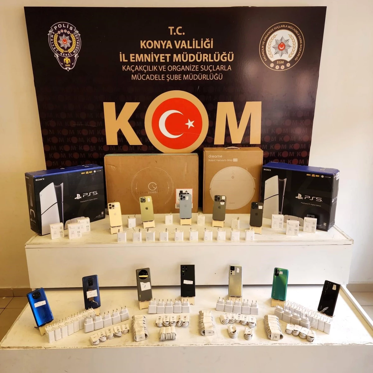 Konya\'da Kaçakçılara Yönelik Operasyon: 13 Gözaltı