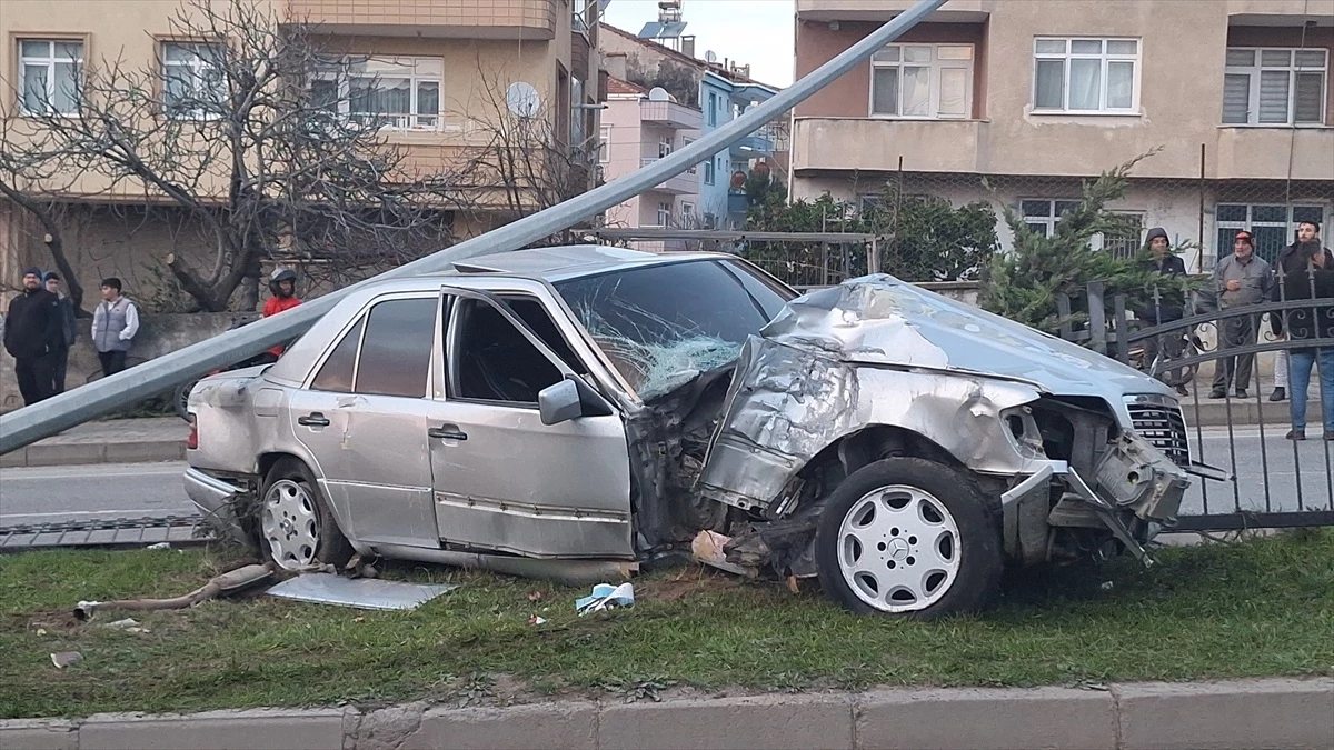 Samsun\'un Bafra ilçesinde kaçan sürücüyü yakalama çalışmaları başlatıldı