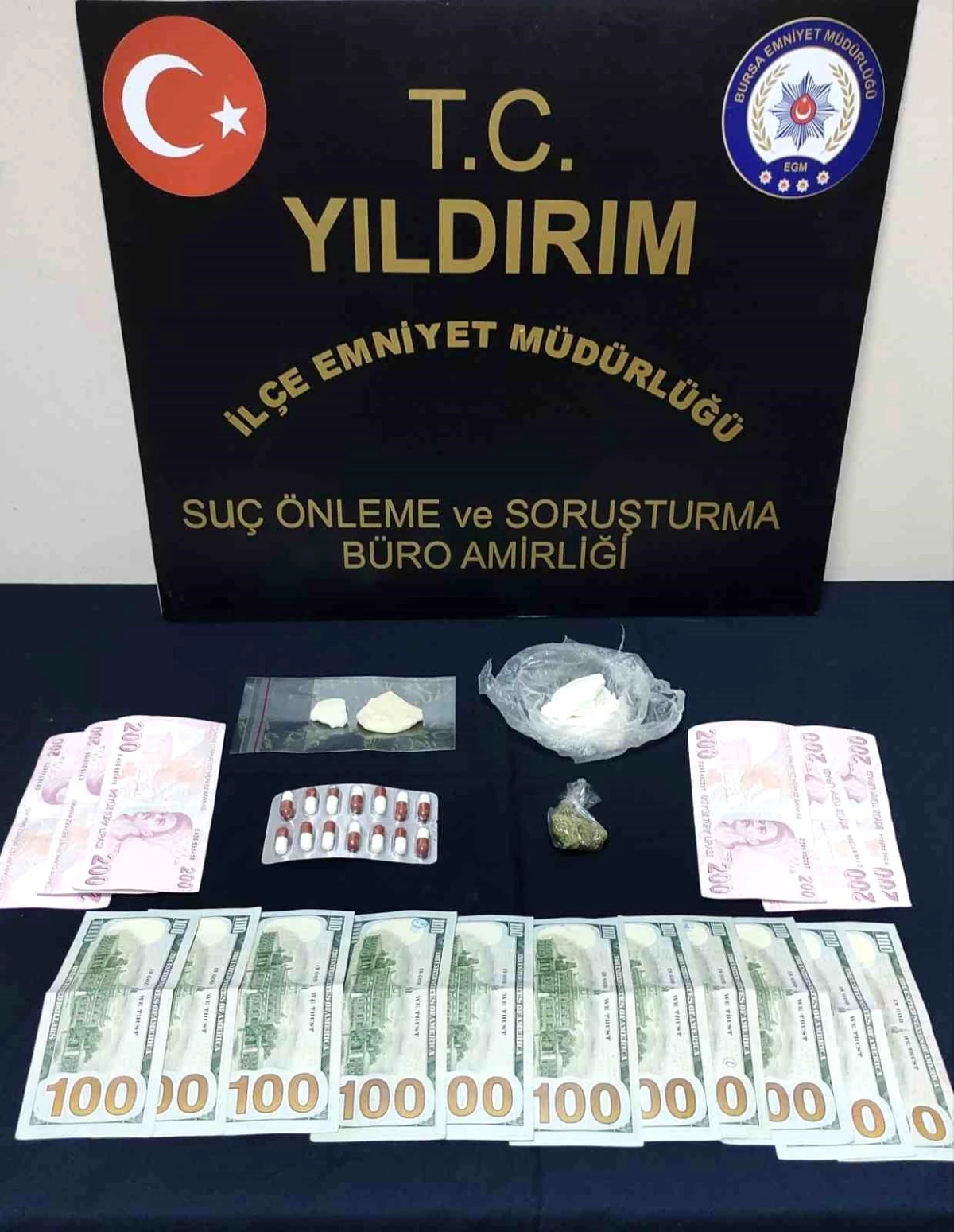 Bursa\'da Uyuşturucu Operasyonu: 42,2 Gram Madde Ele Geçirildi