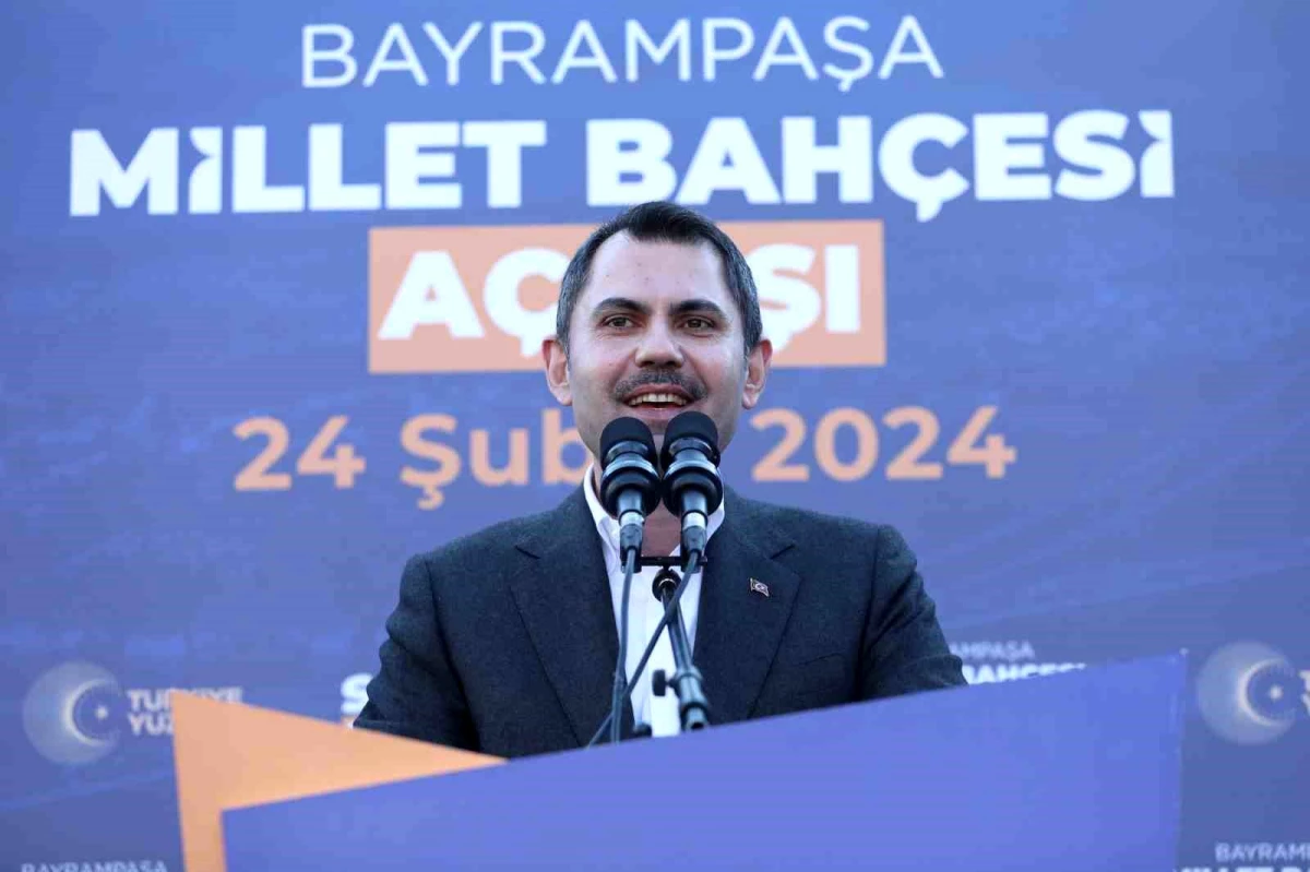 AK Parti İBB Başkan Adayı Kurum: "Bu Millet Bahçesi\'nin ismi Necmettin Erbakan Millet Bahçesi olmuştur"