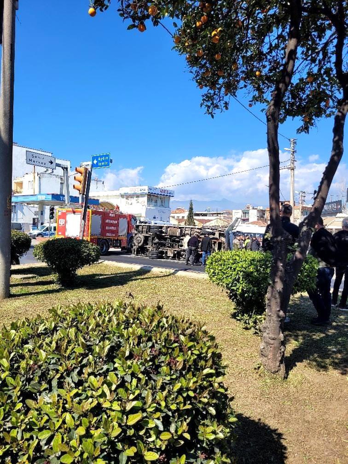 Aydın\'ın Köşk ilçesinde hurda yüklü kamyonun çarptığı şahıs hayatını kaybetti