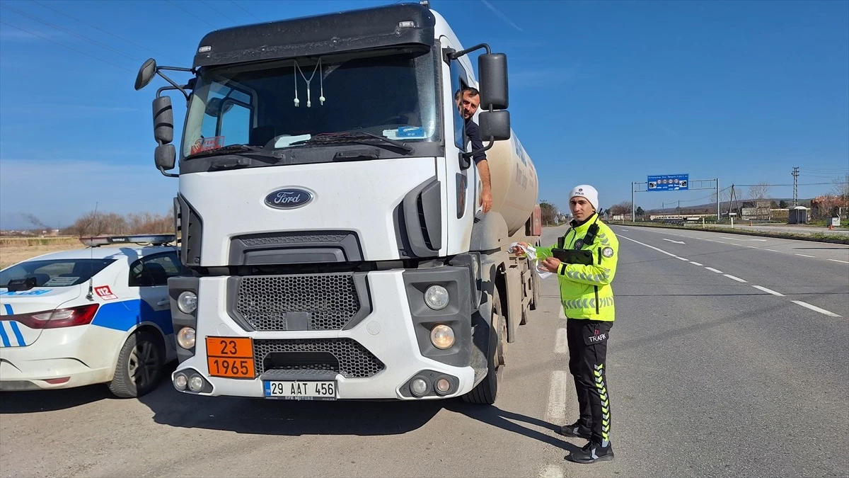 Samsun\'un Bafra ilçesinde trafik kazalarının azaltılması için denetim yapıldı