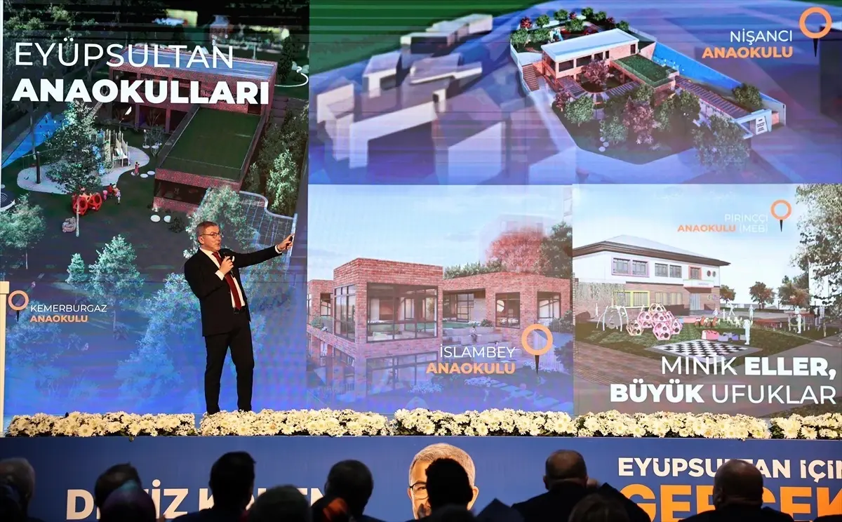 Eyüpsultan Belediye Başkanı Deniz Köken, yerel seçimlerdeki projelerini tanıttı