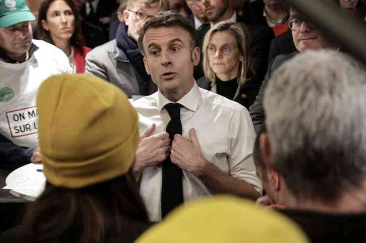 Fransız çiftçiler Macron'un istifasını istiyor Fransız çiftçiler Macron'un istifasını istiyor