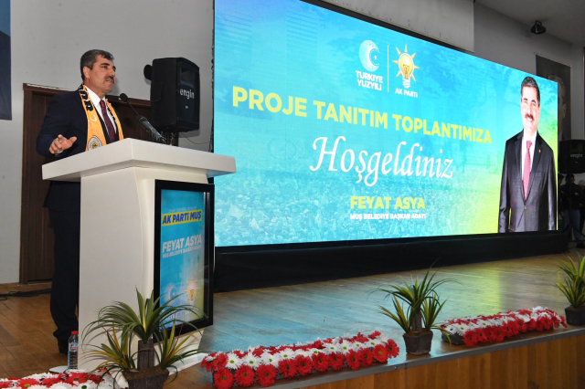 Muş Belediye Başkanı ve Başkan Adayı Feyat Asya, yeni dönem projelerini açıkladı