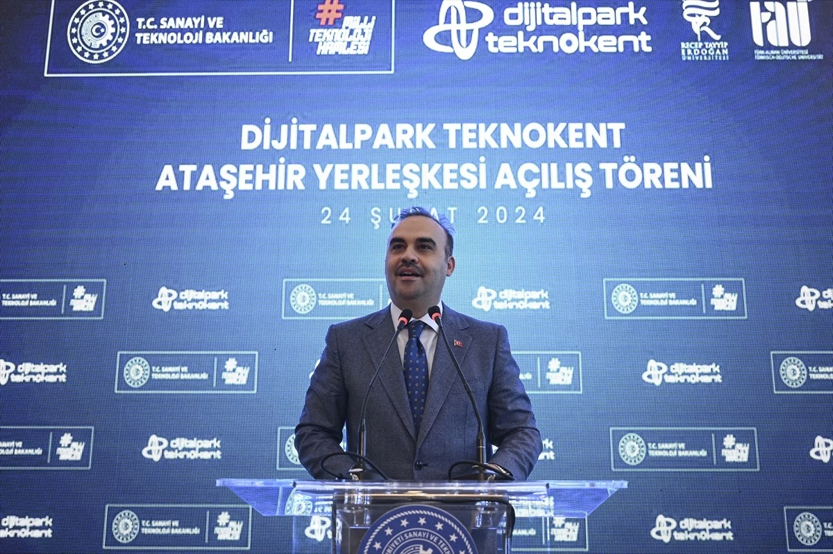 Sanayi ve Teknoloji Bakanı Kacır, Dijitalpark Teknokent\'in açılışında konuştu Açıklaması