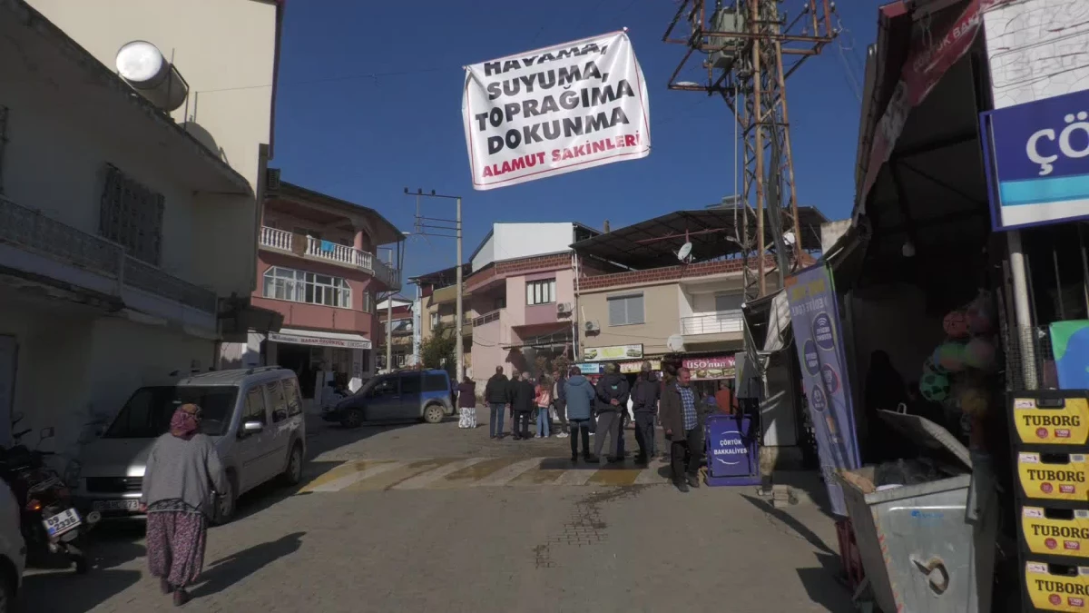 Aydın\'ın Bozdoğan ilçesinde jeotermal santrale karşı köylüler mücadele ediyor