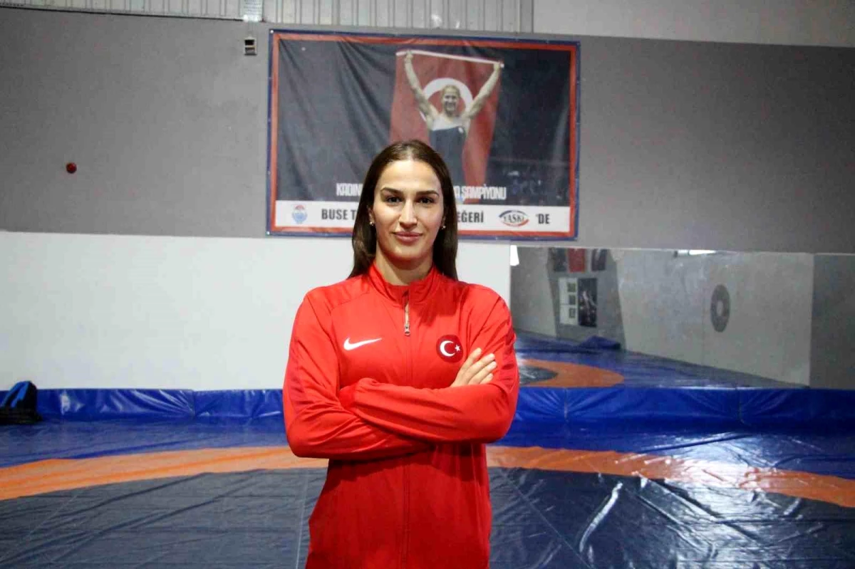 Milli güreşçi Buse Tosun Çavuşoğlu: Olimpiyat şampiyonluğunu alıp yeni bir tarih yazmak istiyoruz