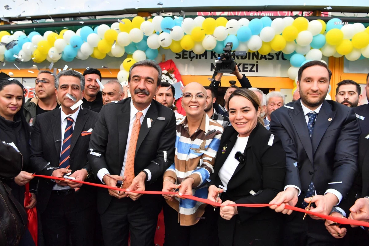 Çukurova Belediye Başkanı Soner Çetin\'in Seçim Koordinasyon Merkezi Açıldı